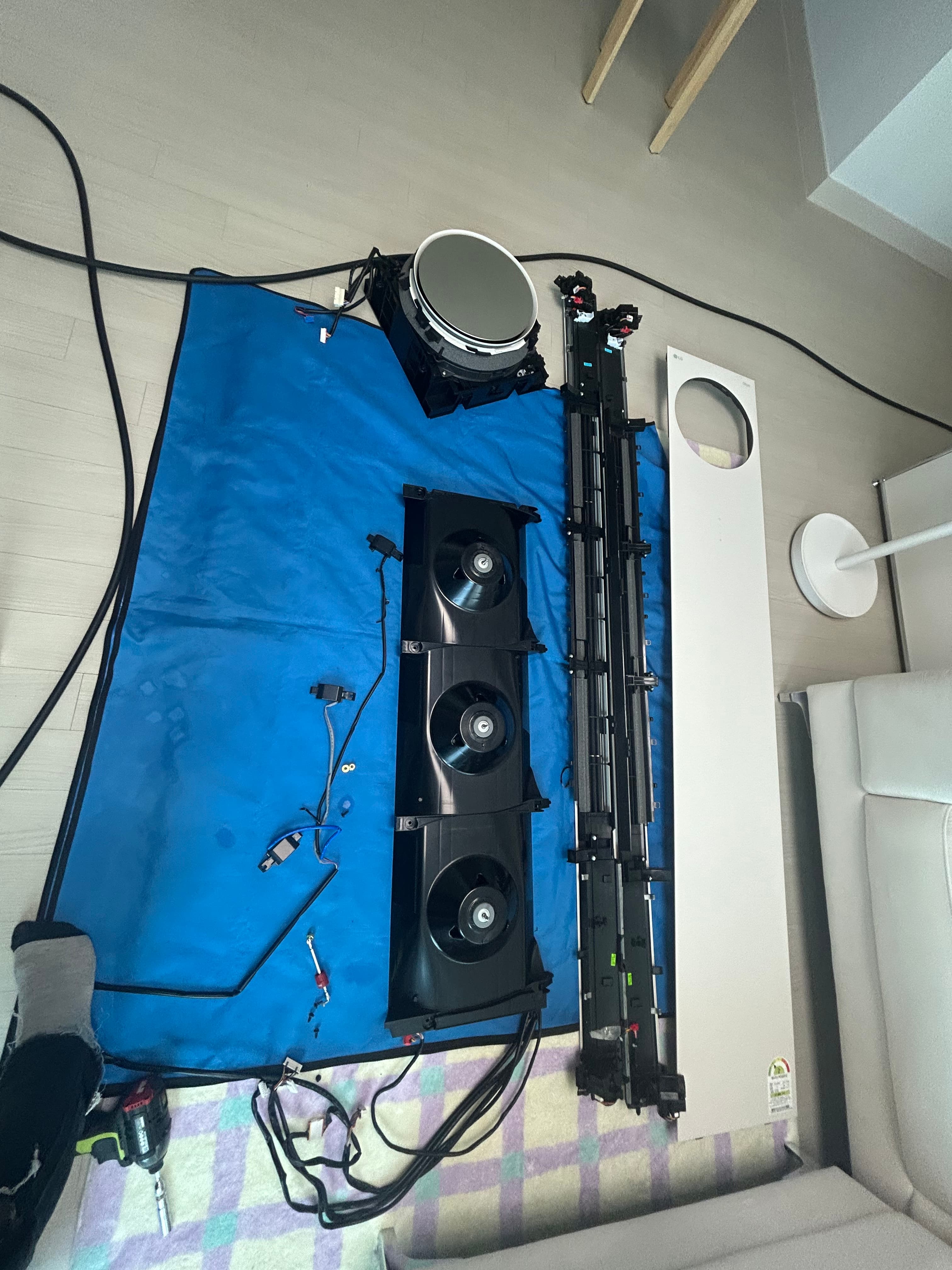 스탠드 에어컨 청소