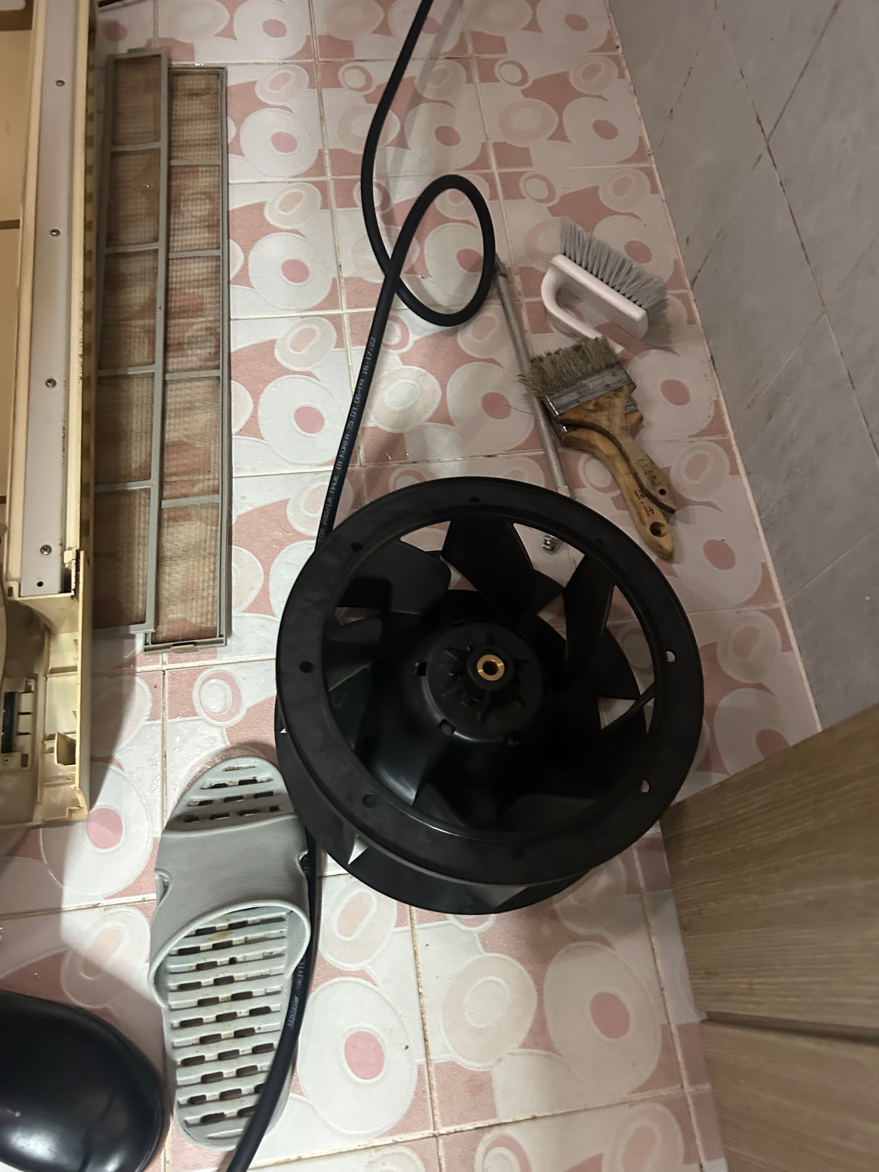 열교환기 고압세척 완료