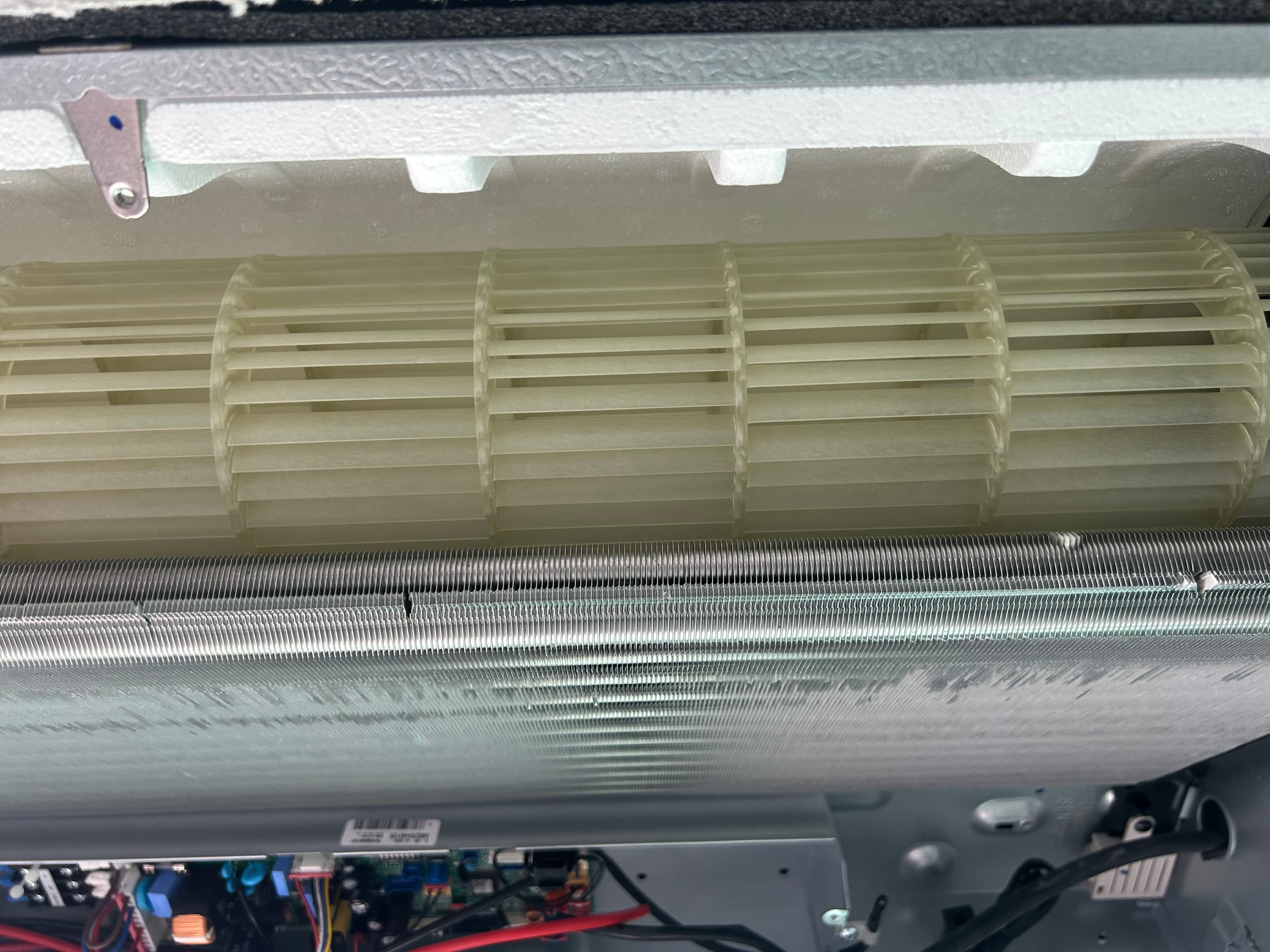 무풍 에어컨 팬 모터 분해 청소